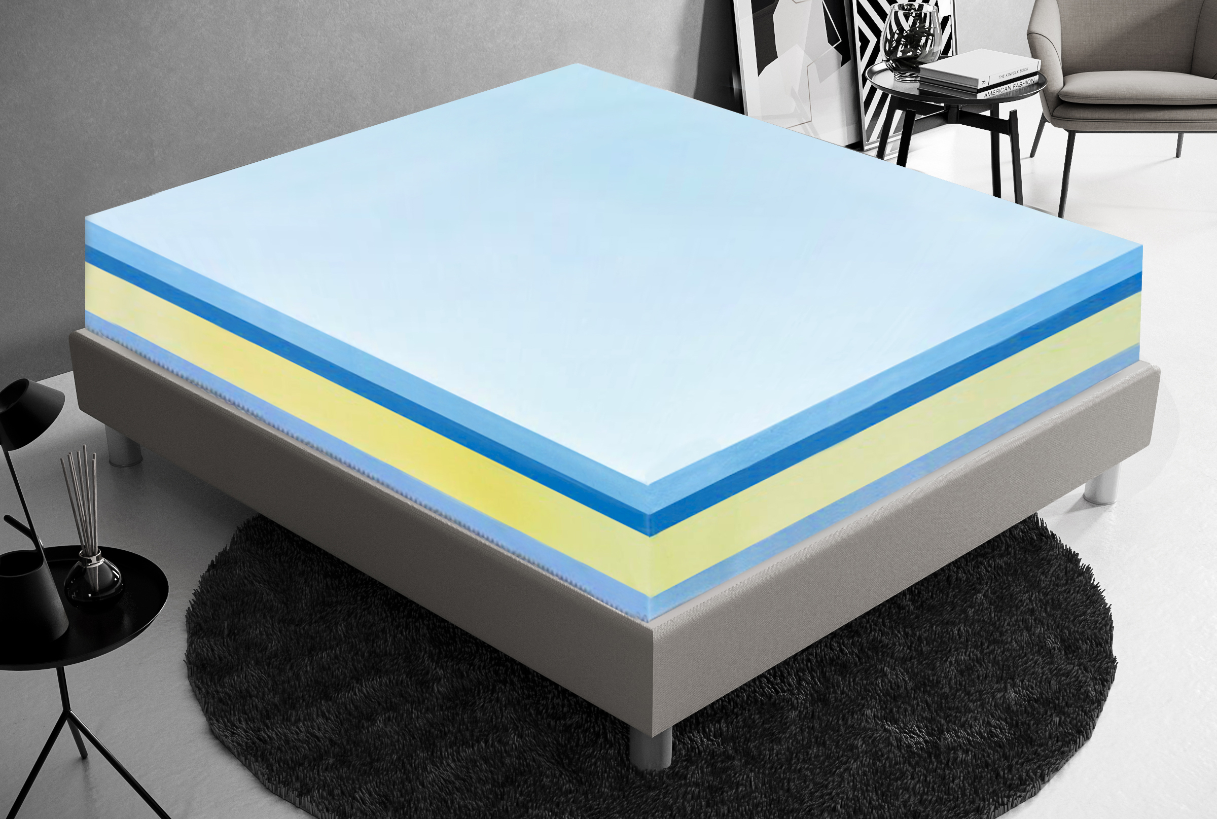 4-layer Memory Foam Mattress With Removable Cover